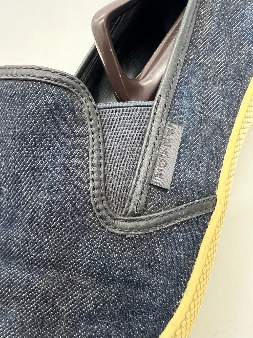 Prada blue denim